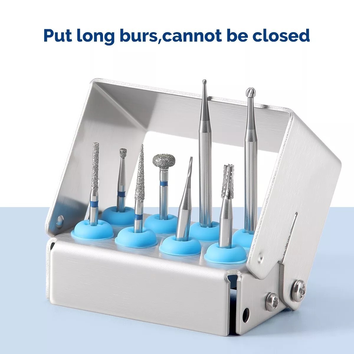 6/8/12/30 Holes Dental Implant Drills Bur Holder Disinfection Box Block