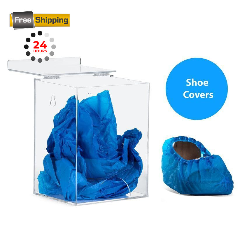 Inevibe Hairnet Dispenser and Glove Holder, Universal Acrylic Storage Clear