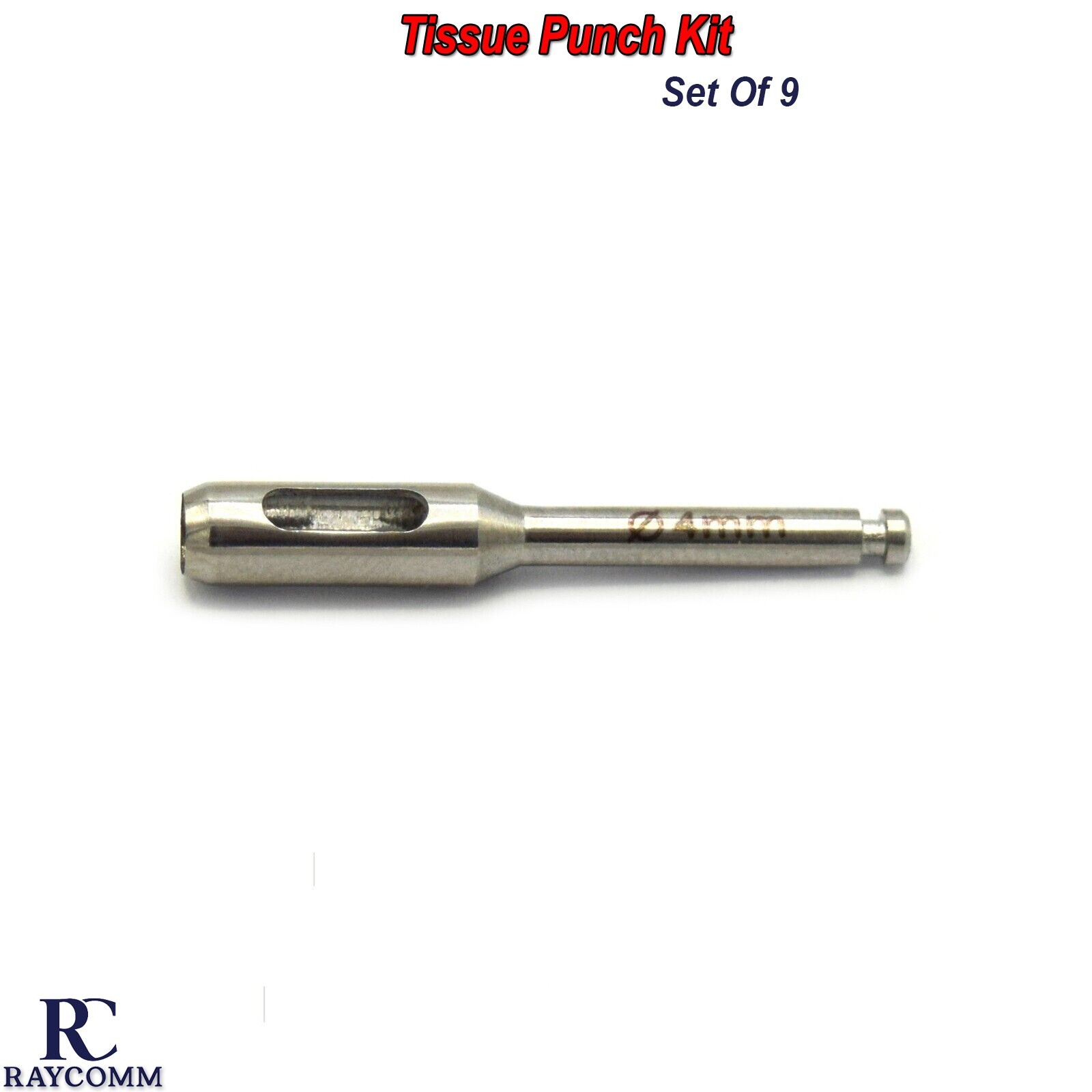 Dental Implant Tissue Punch Kit Set Of 9-PCS Surgical Surgery Instruments CE