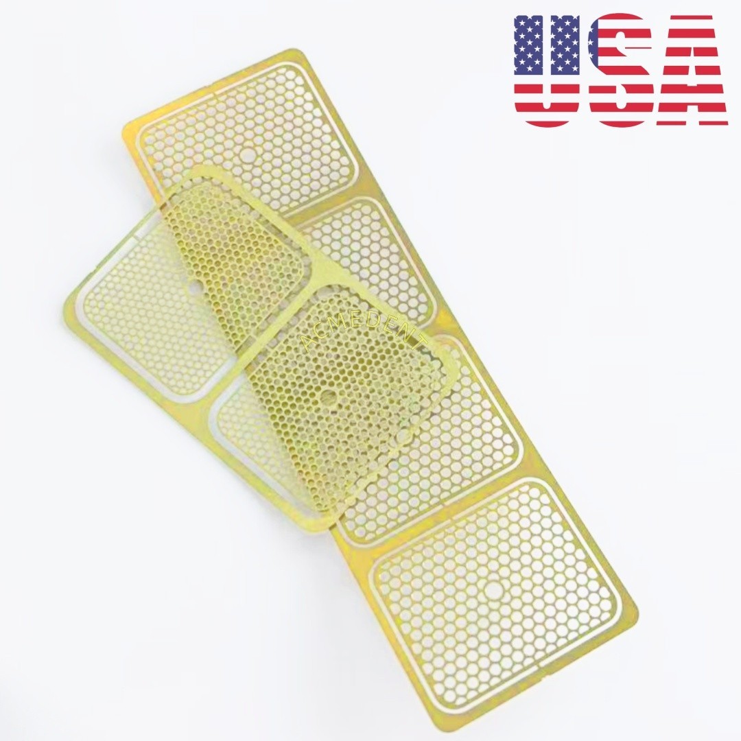 GBR Dental Titanium Mesh Membrane Guided Bone Regeneration Barrier Gold Coated