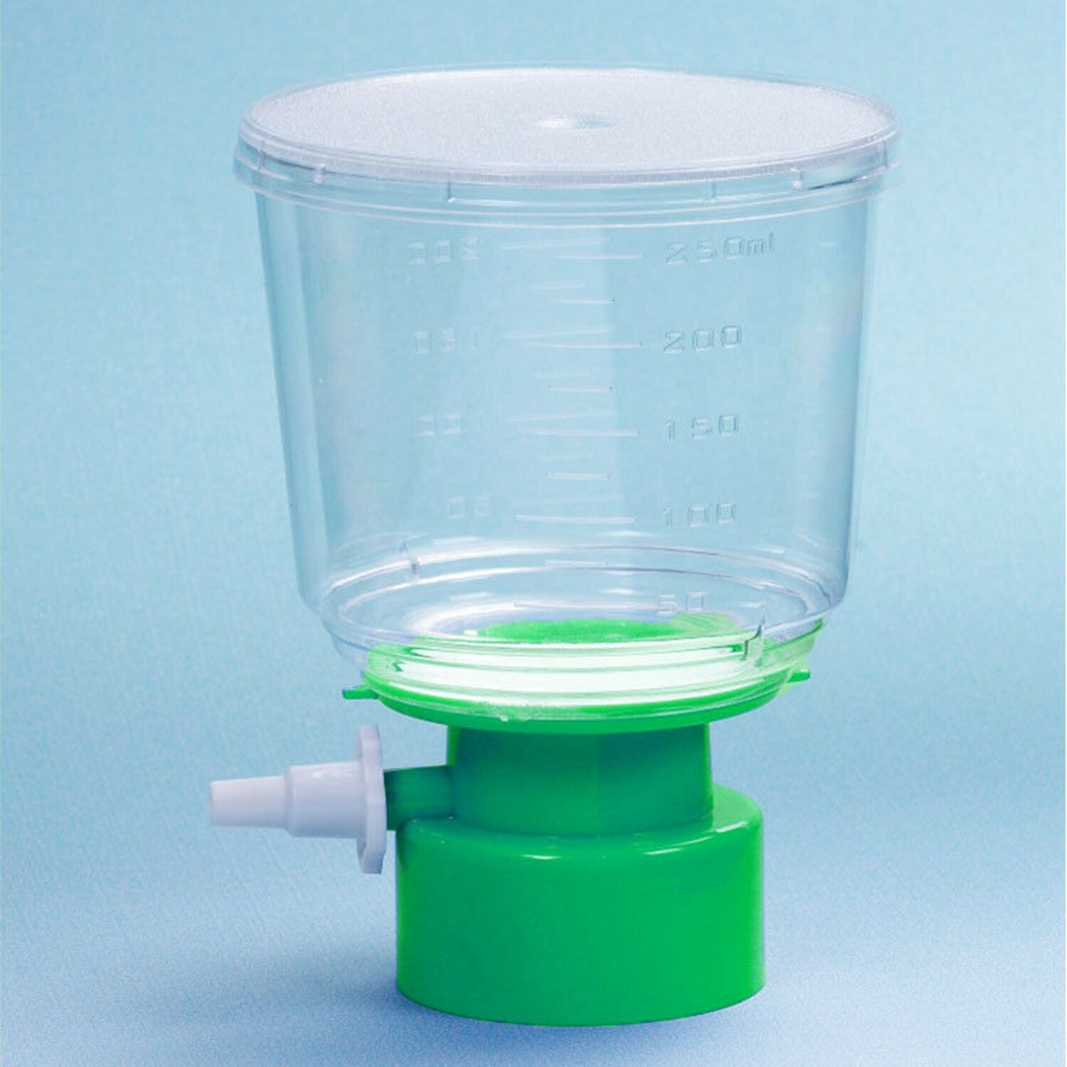 4pack Sterile Vacuum Filter Bottle Top Filter Units 250ml 0.22μm PES Membrane