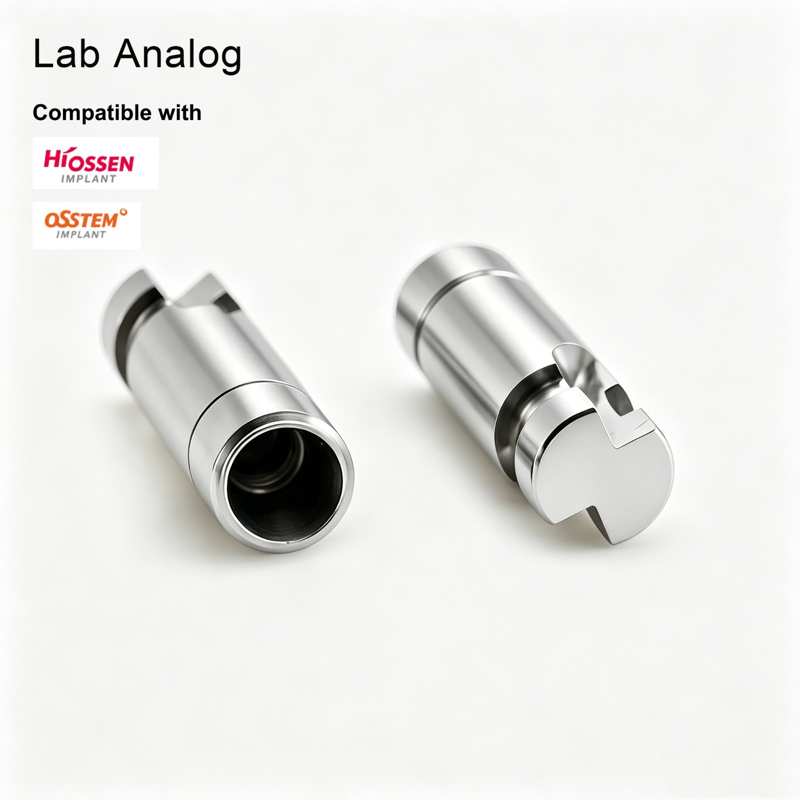 5Pcs Dental Lab Analog U-Line Fixture Hex Implant Replica Fits Hiossen OSS M/R