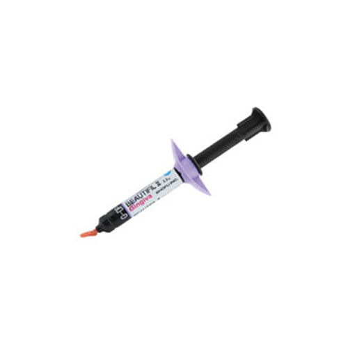 Shofu Dental Y2258 Beautifil II Gingiva Hybrid Composite Syringe Violet 2.5 Gm