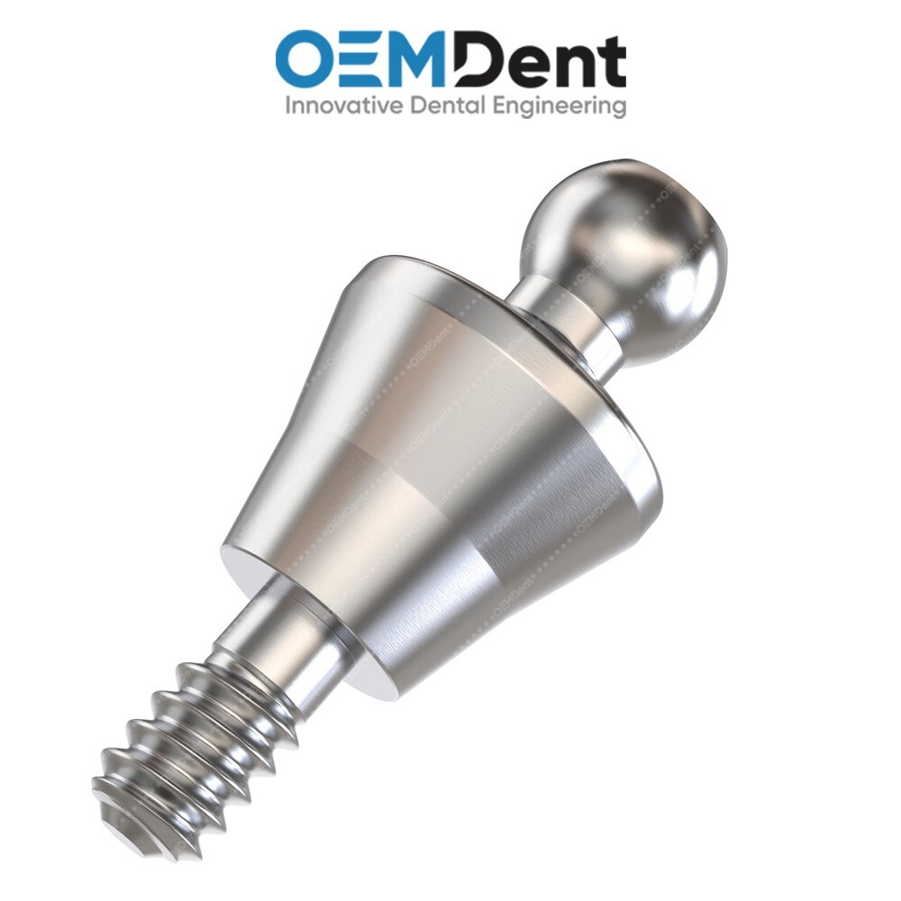 Straight Ball Attachment Standard NP Set Nobel Active® Compatible Conical Dental