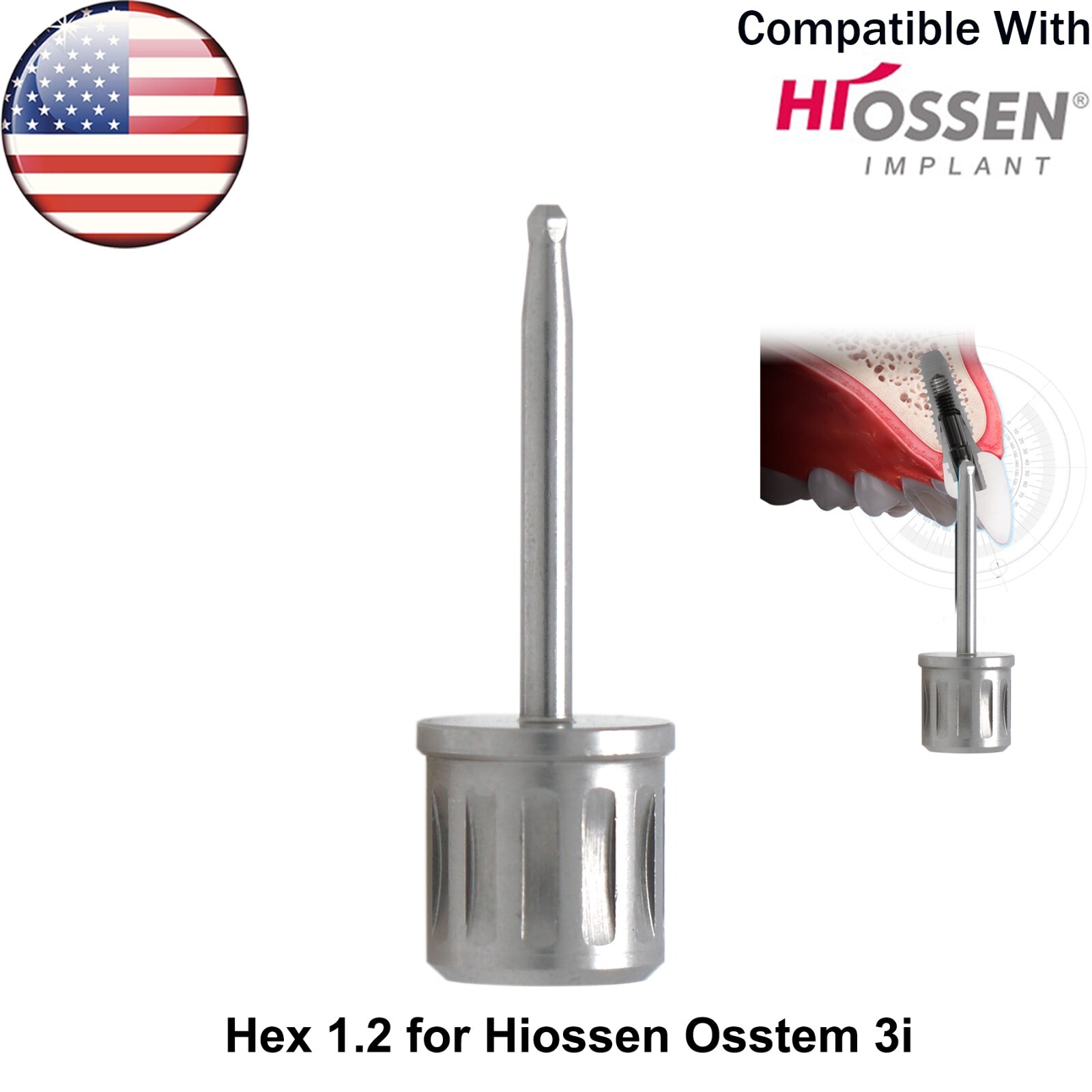 US Implant Screwdrive Angulated Screw Channel Driver for Nobel Hiossen ITI Astra