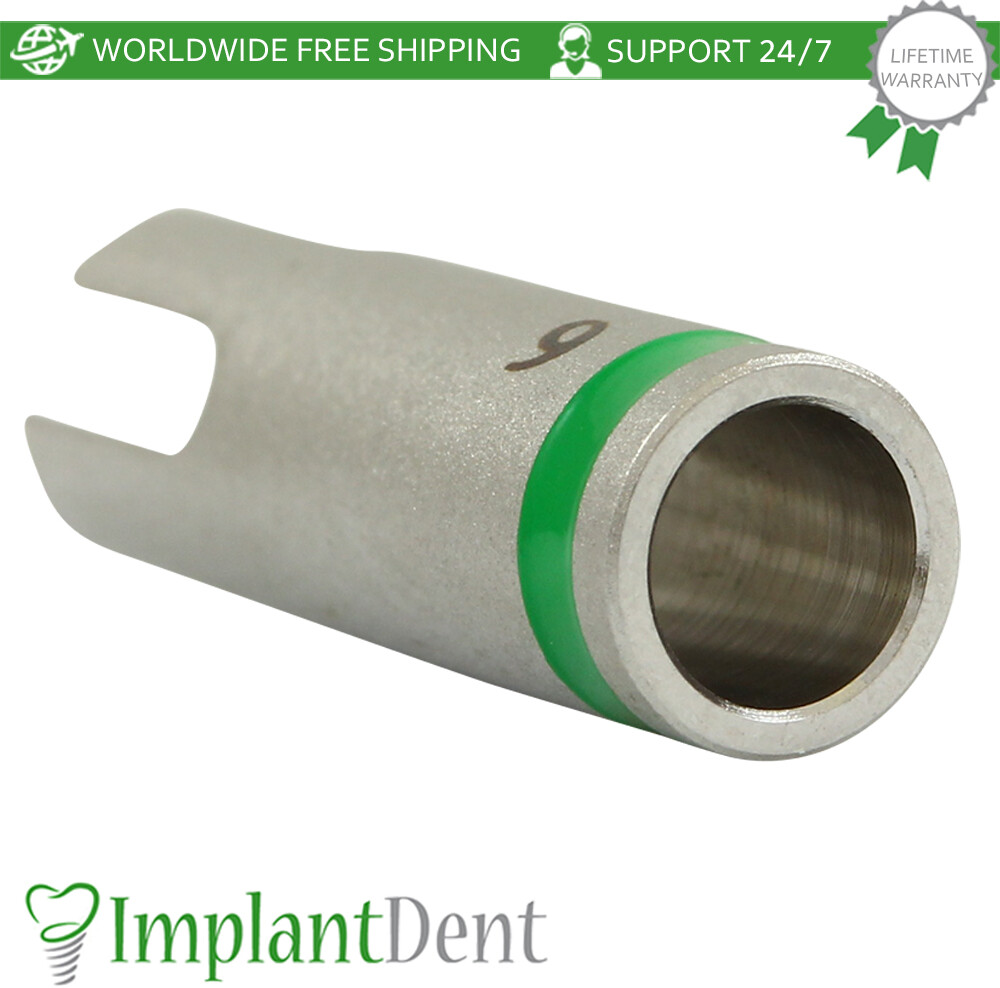 Dental Drill Stopper 3.65mm – Green Stainless Steel Dentistry Tool