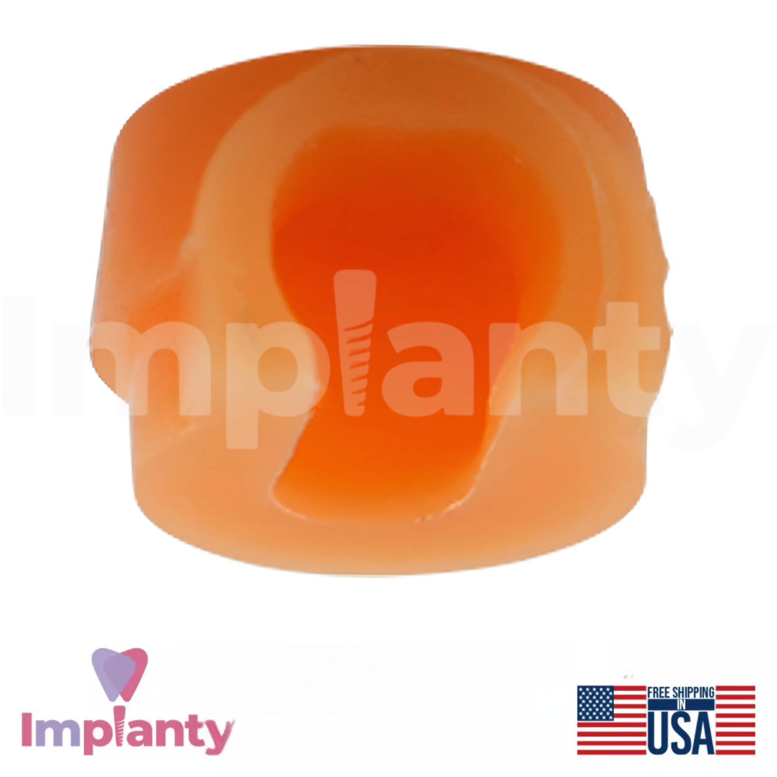 4x Dental OT Strategy Soft Silicone Caps Soft 900g Retention Micro Ø1.8mm
