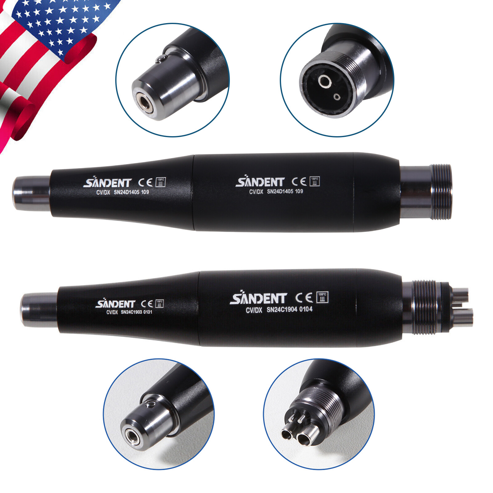 Dental Hygiene Prophy Handpiece slow Low Speed Handpiece Kit 2Hole 4Hole
