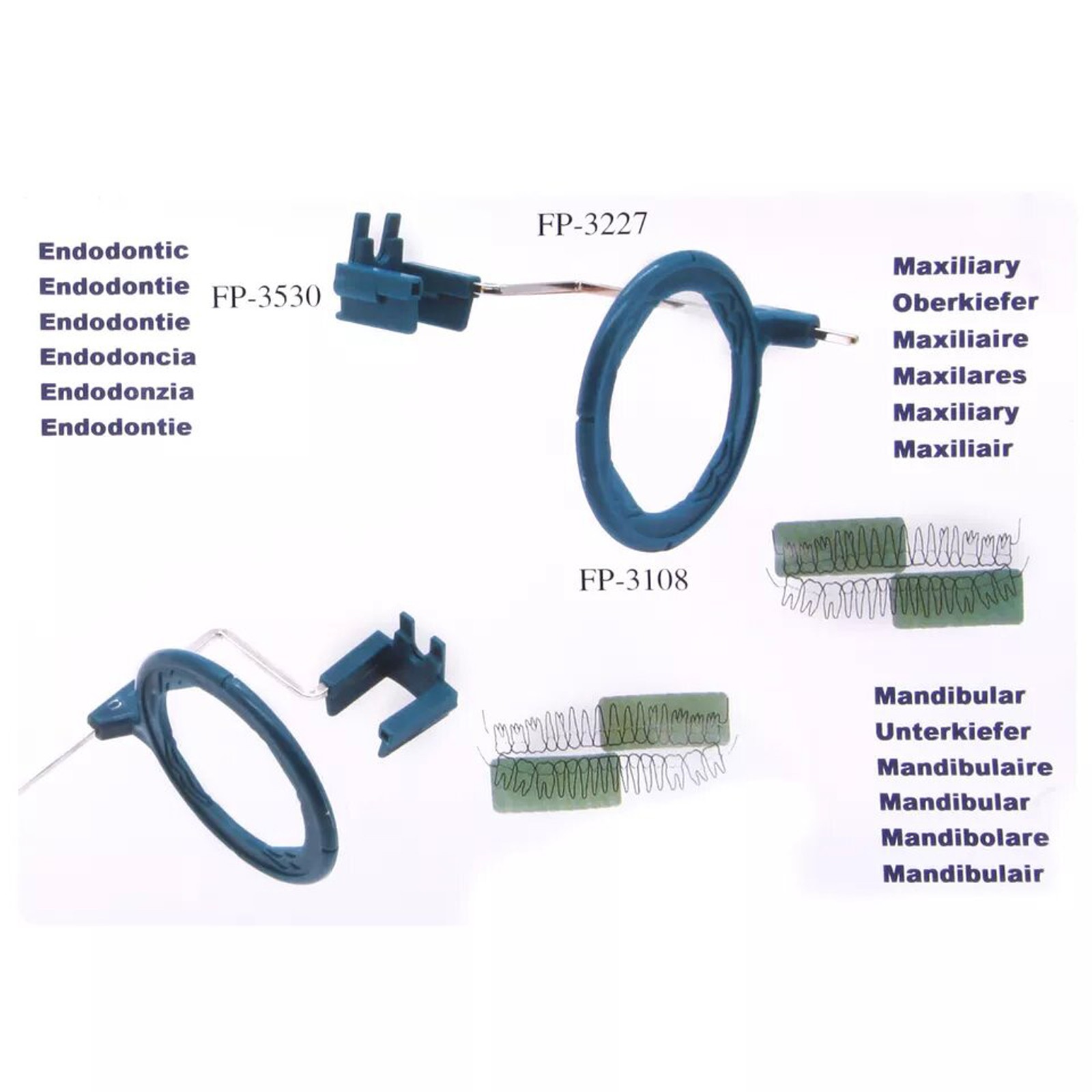 Dental X-Ray Film Positioning System XC P-DS Type Positioner Holders FPS 3000