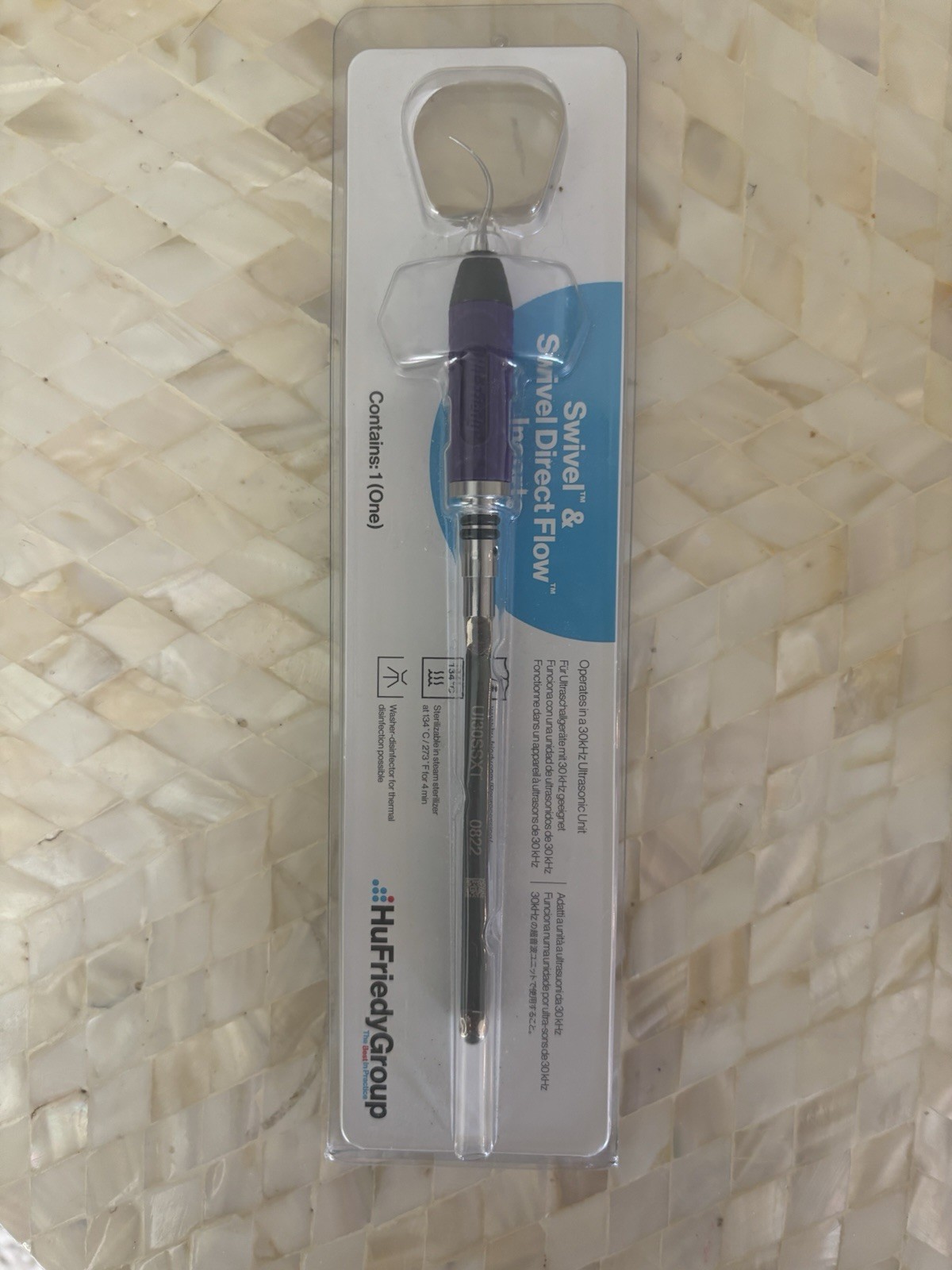 Hu Friedy Swivel XT Satin Direct Flow Ultrasonic Insert 30K UI30SSXT Cavitron