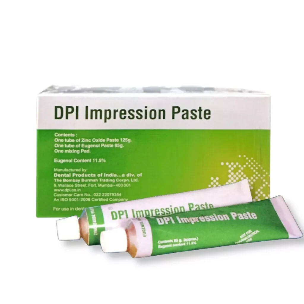 DPI Dental ZOE Zinc Oxide Eugenol Impression Paste 210gm Pack