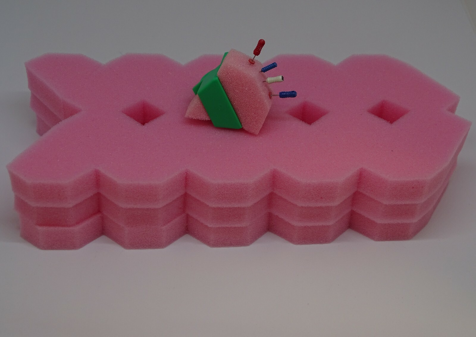 Endo Triangle Foam Sponge Refill Inserts 50 pcs (PINK) High Quality