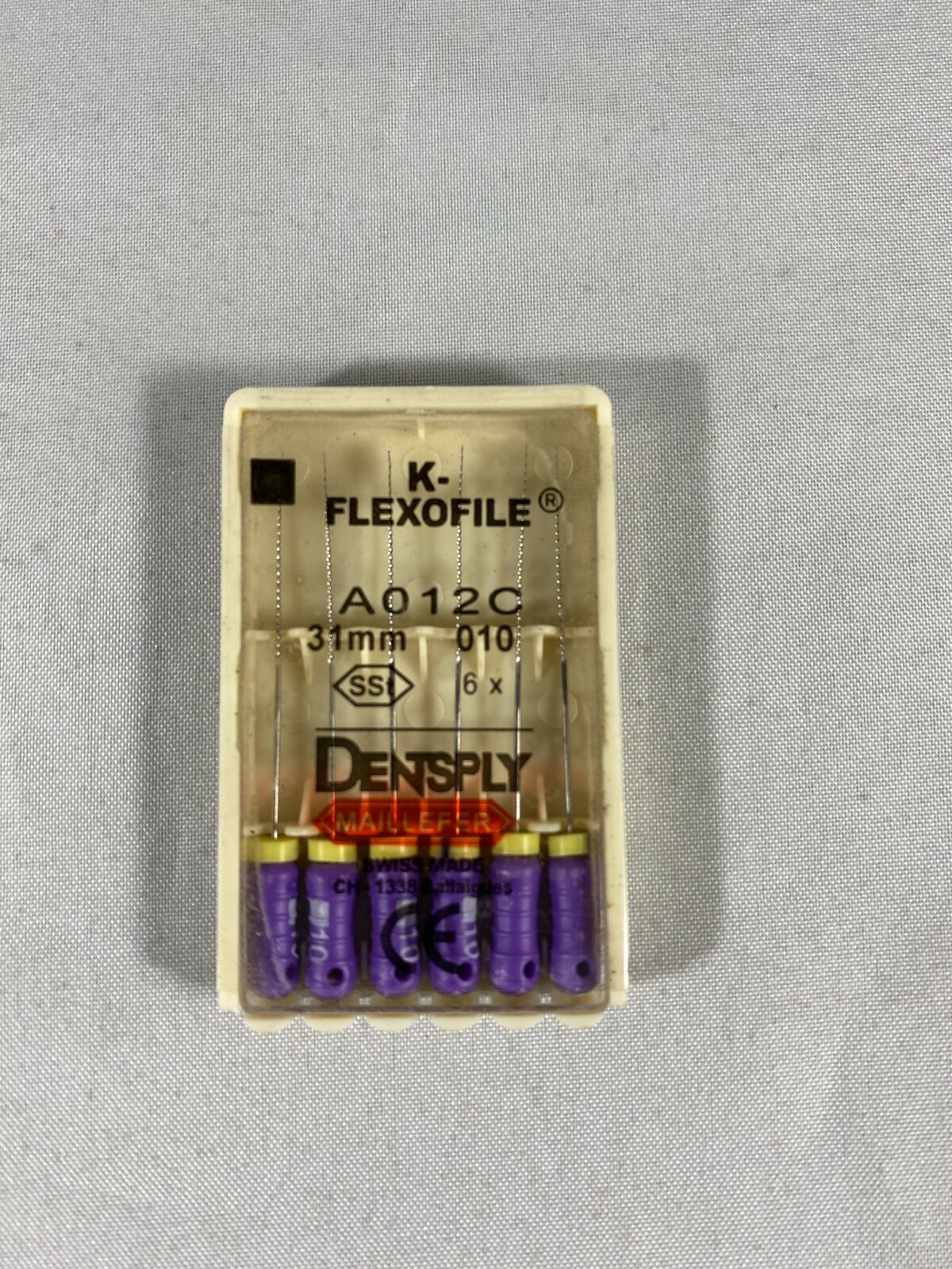 Dentsply Maillefer K-Flexo SS file Endodontic 31mm All sizes 30 files/pk