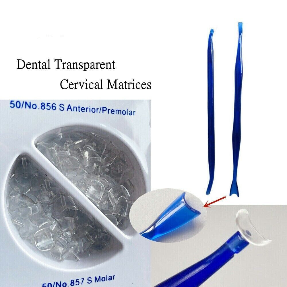 277Pcs Dental Cervical Matrices Composite Gingival Retractor Transparent Matrix