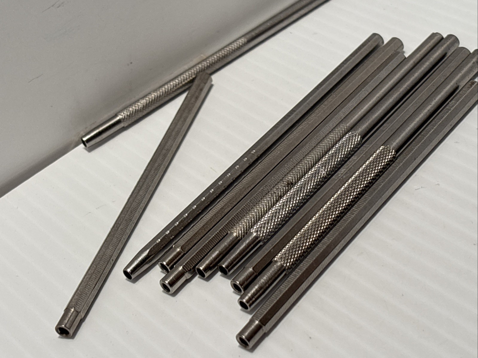 Lot Of 10 1/4″ Stainless Steel Cone Socket Mirror Handle #1 (Similar To MH1)