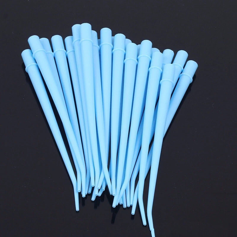25Pcs/Pack Dental Standard Surgical Aspirator Suction Tips Tube 1/4 1/8 1/16 Opt