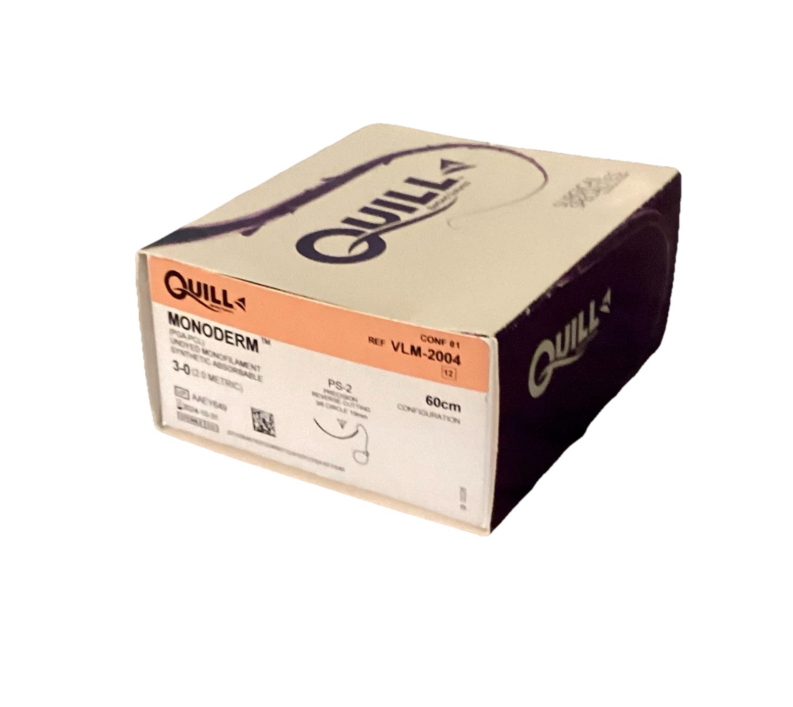 Surgical Training Sutures Quill Monoderm Absorbable Sz 3-0 Exp. 2024