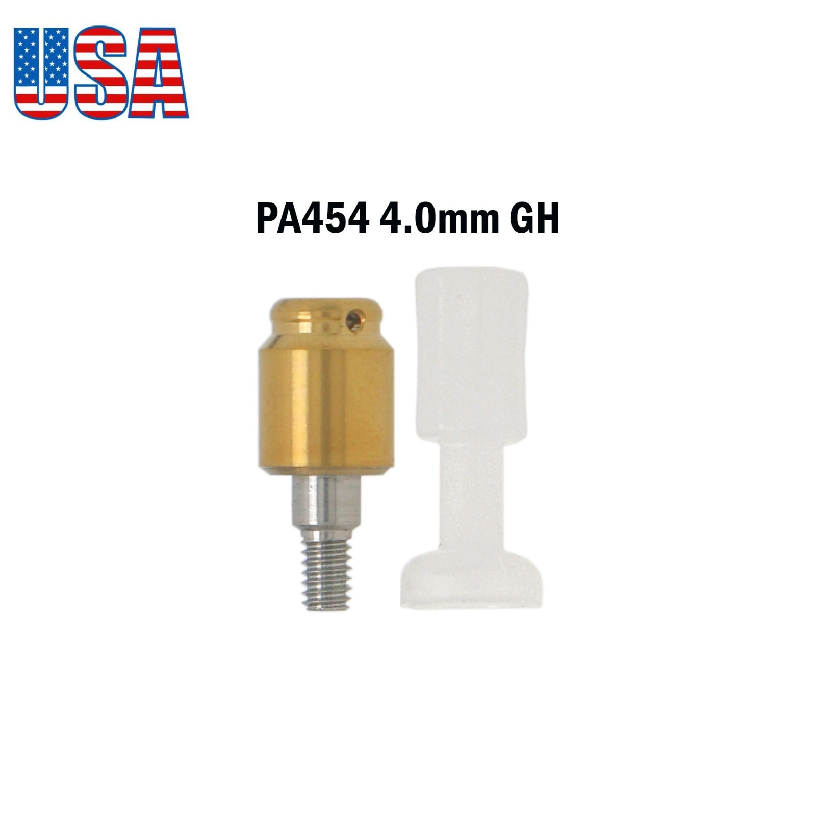 US Dental Attachment Abutment Male Cap Tool fit Zimmer Removable PAØ3.5mm/4.5mm