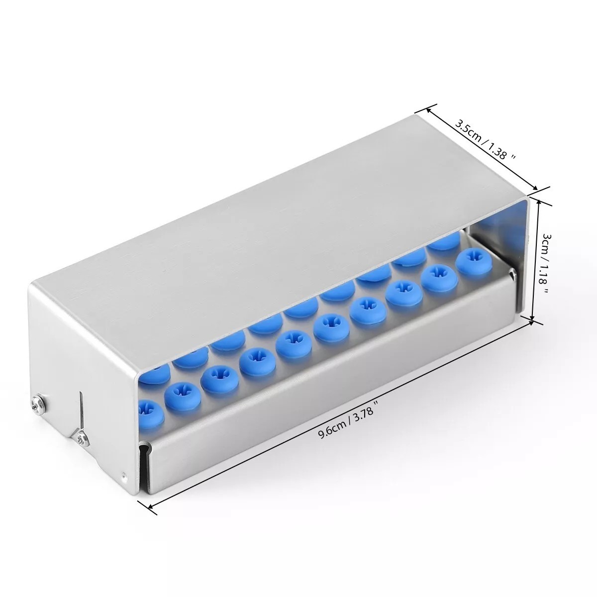 6/8/12/30 Holes Dental Implant Drills Bur Holder Disinfection Box Block