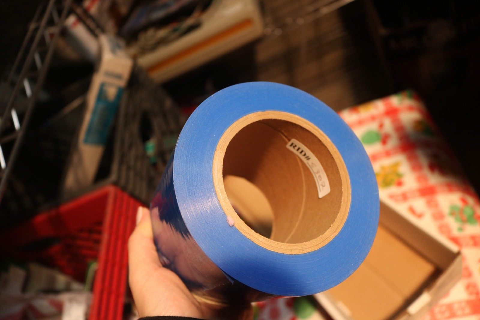 AllRap Perforated 4″ x 6″ Refill Roll 1200 Sheets Roll Blue