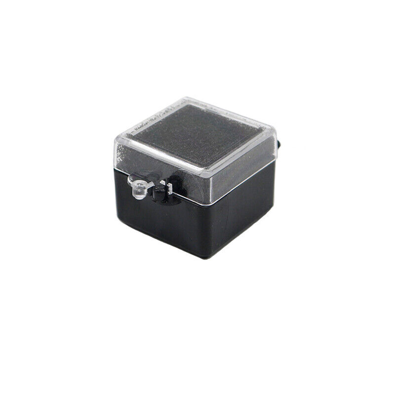 25pcs Denture Sponge Retainer Case Plastic Crown Box with Foam 1 inch 2 inch
