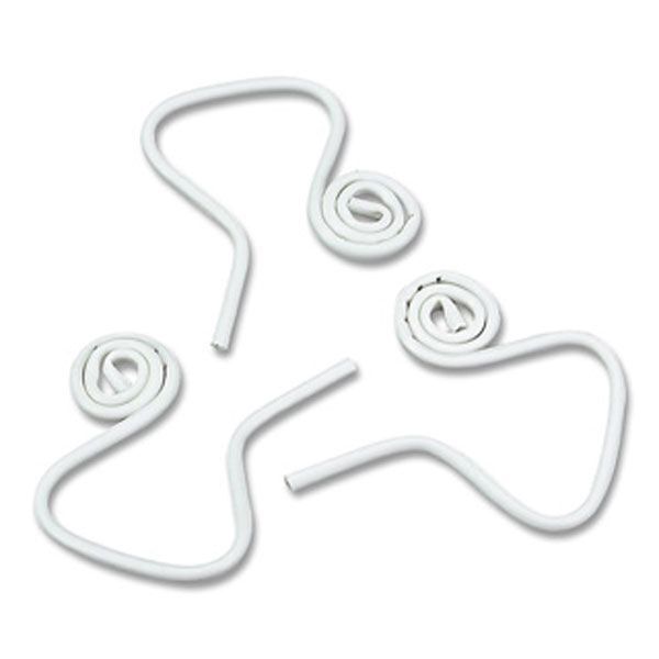 Flexform Flexible Saliva Ejectors, Adjustable Coil Design, White
