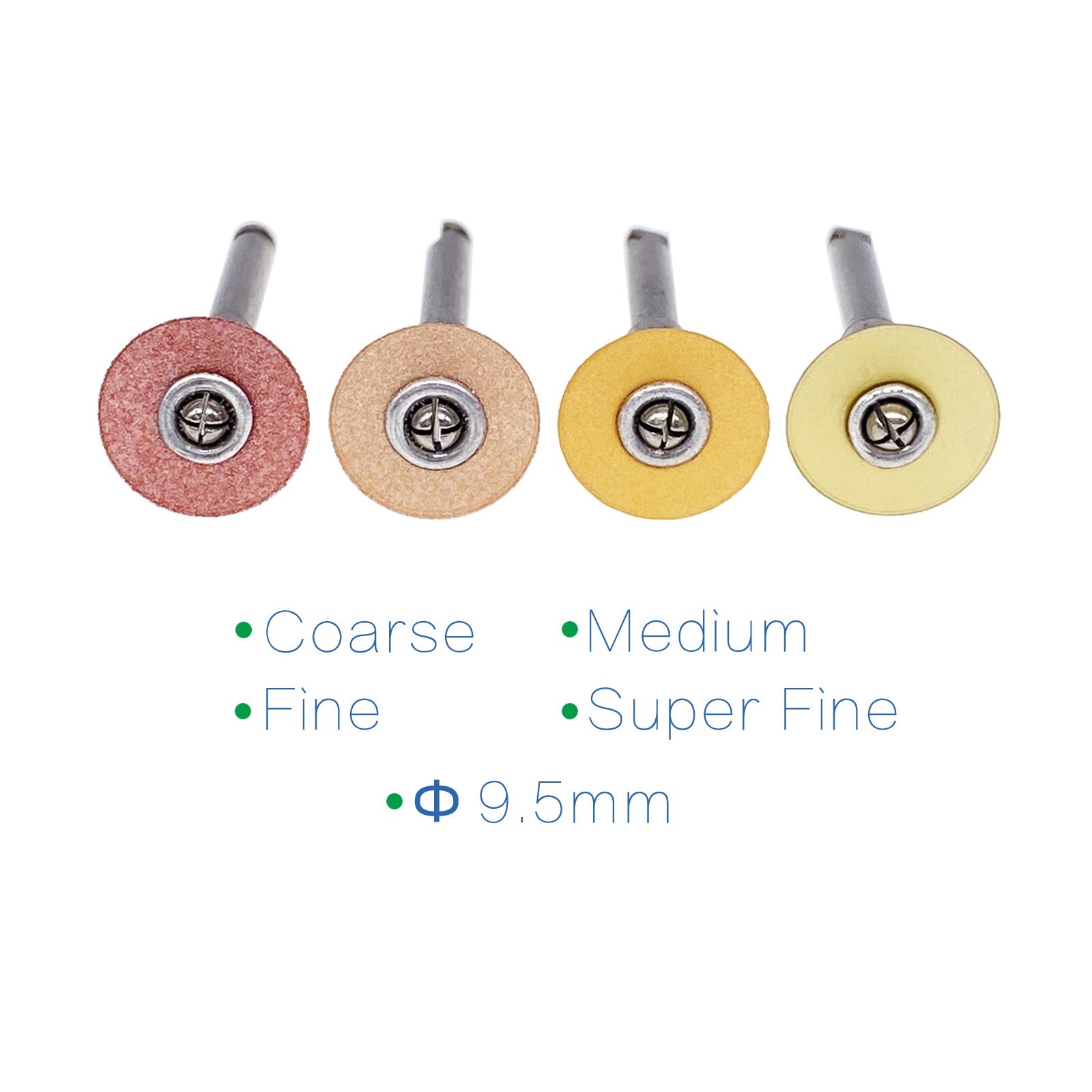 Dental Sof-Lex contouring polishing 2382 Pop-On discs 0.37″ 9.5mm or Mandrel