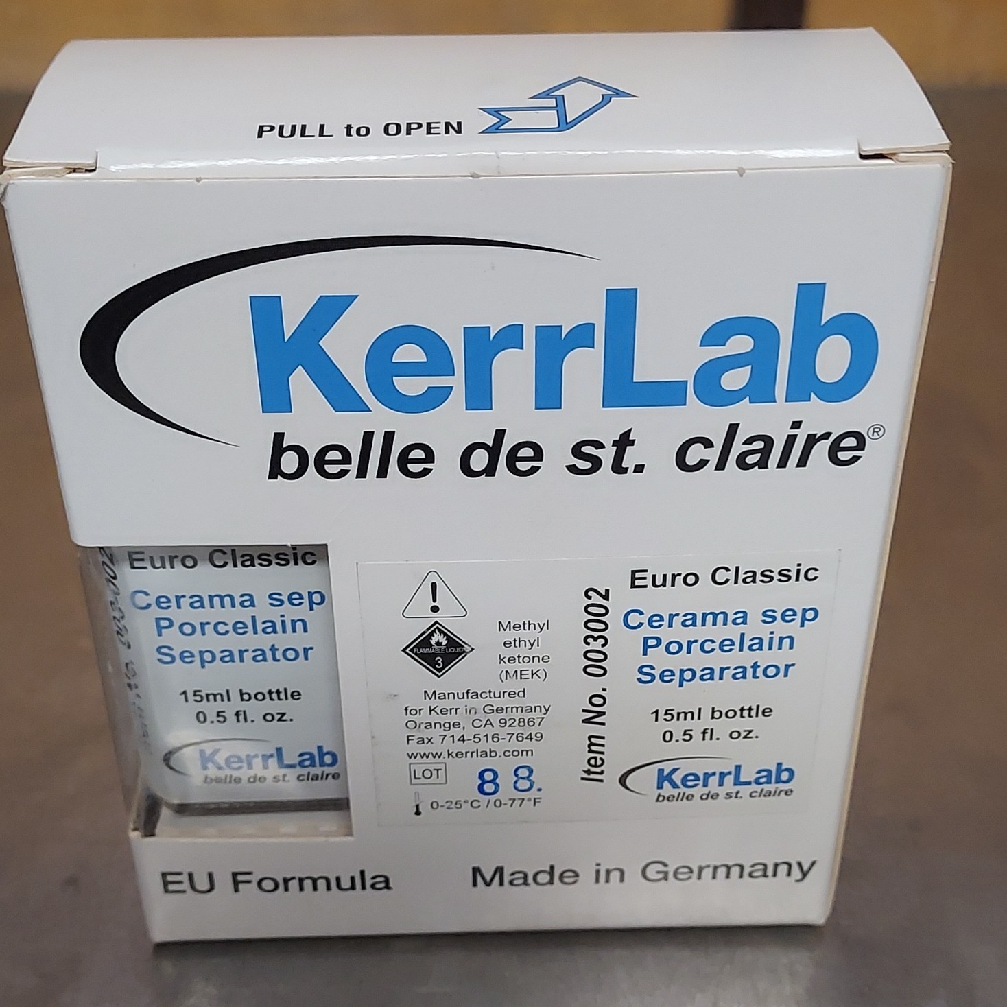 KerrLab Euro Classic Cerama Sep Porcelain Separator 15ml Dental Laboratory