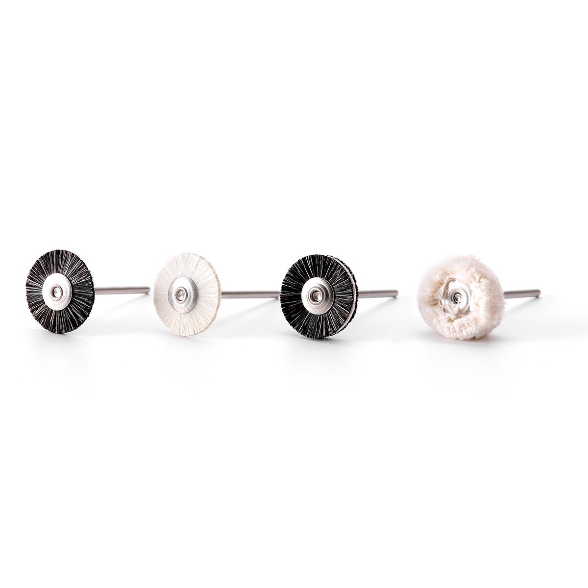 Dental Diamond Burs Polishing Brushes HP Polishers Stone Silicon Wheel Discs Kit
