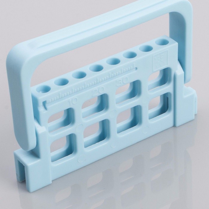 Dental Endo Guard Files Holder Ruler Autoclavable File Block Organizer 8 Hole