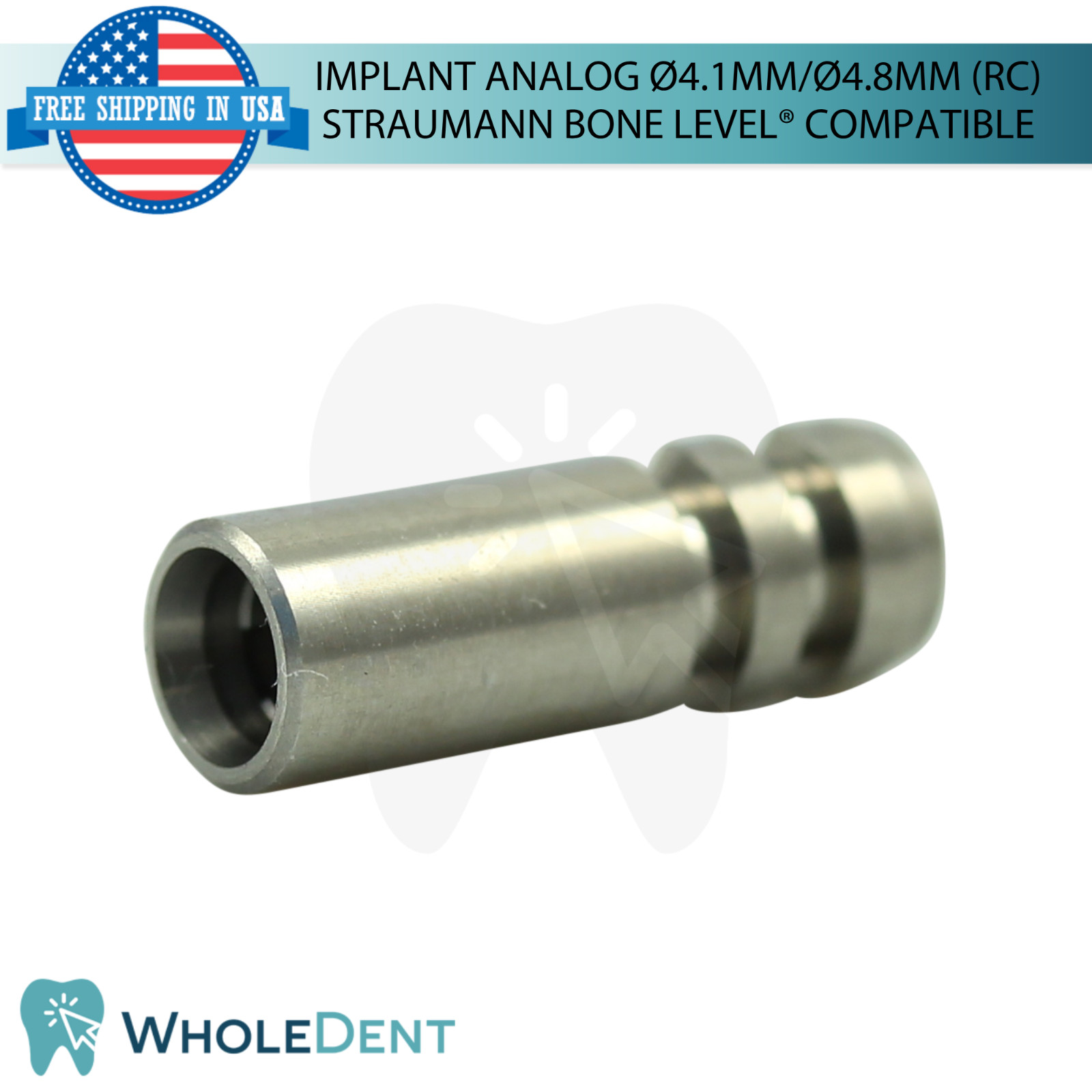 10x Dental Fixture Analog Ø4.1mm/Ø4.8mm Regular Straumann B0ne Level® Compatible