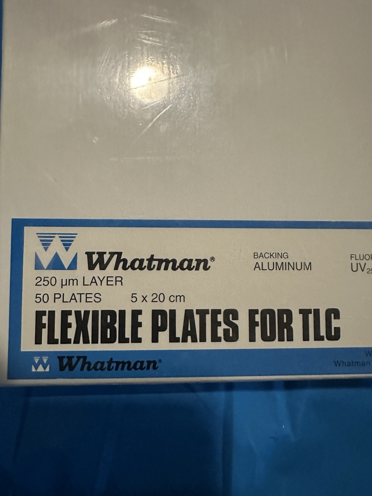Whatman AL SIL G/UV Flexible TLC Plates Silica Gel 5x20cm 50 Plates New