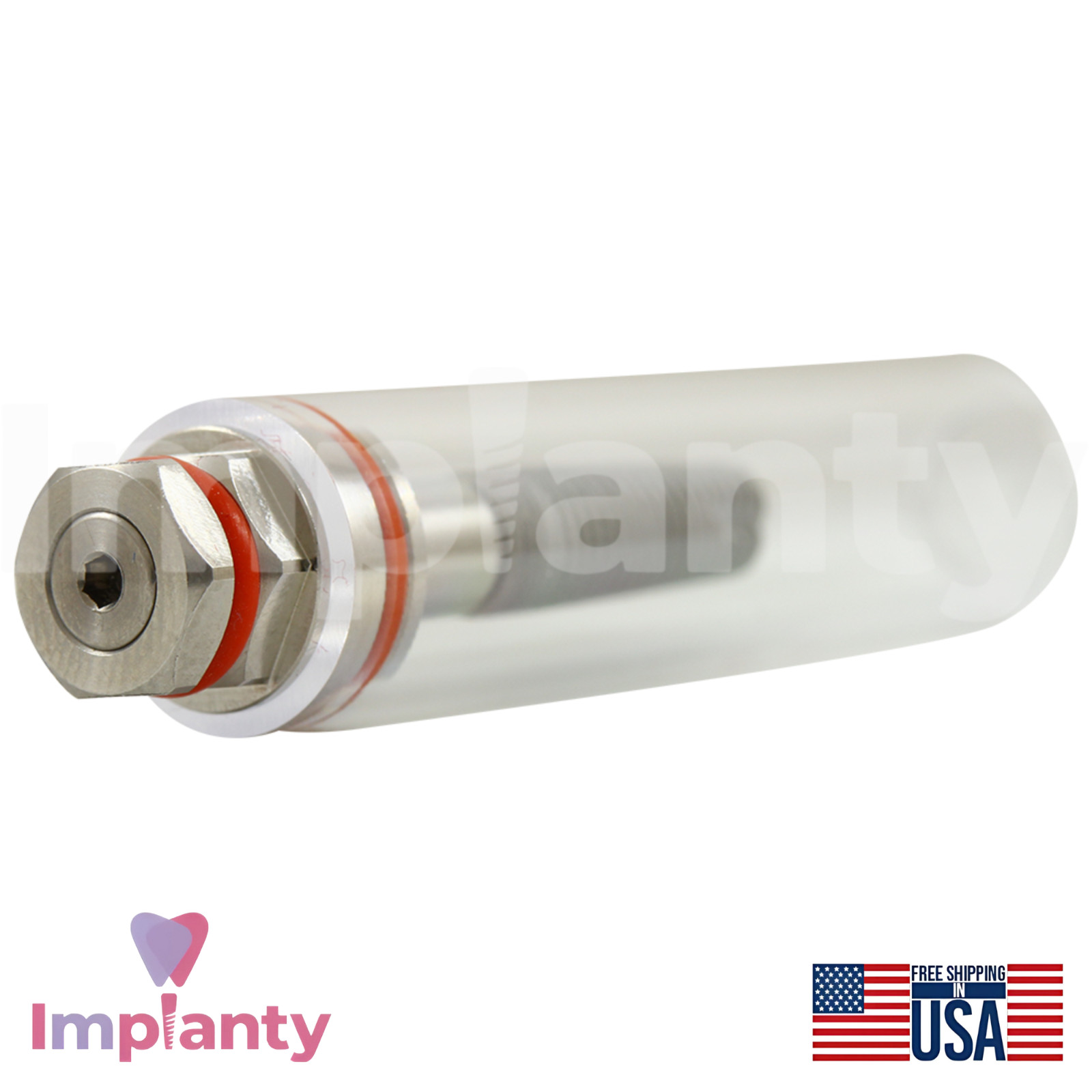 GDT CFI Int Hex 2.42mm Connection Dental Cylindrical Fixture Titanium Set