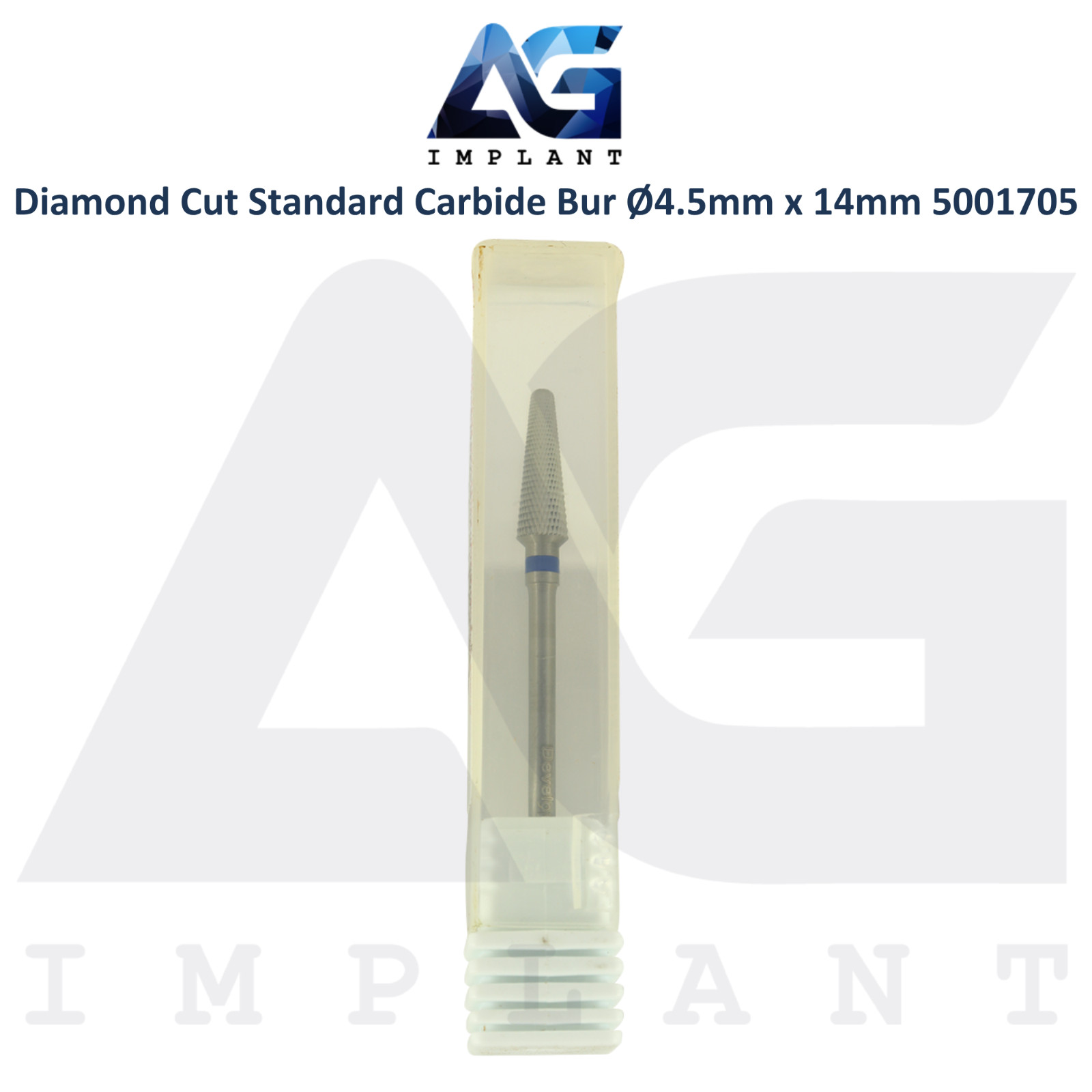 Dental Wilson Diamond Cut Standard Bur Ø4.5mmx14mm Prism Surface Carbide 5001705