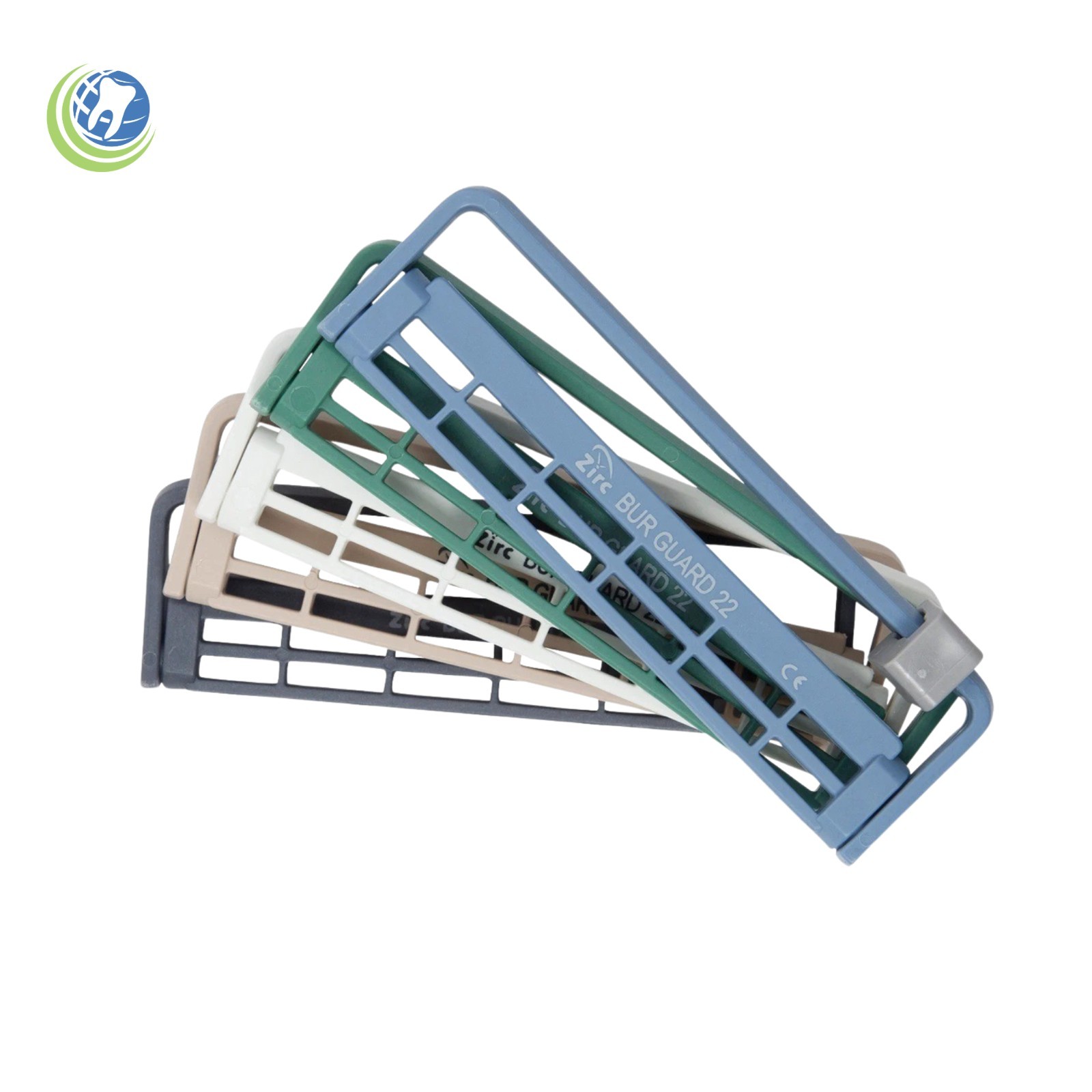 Dental Autoclavable Steri-Bur Guard 22-Hole Bur Holder Assorted Colors