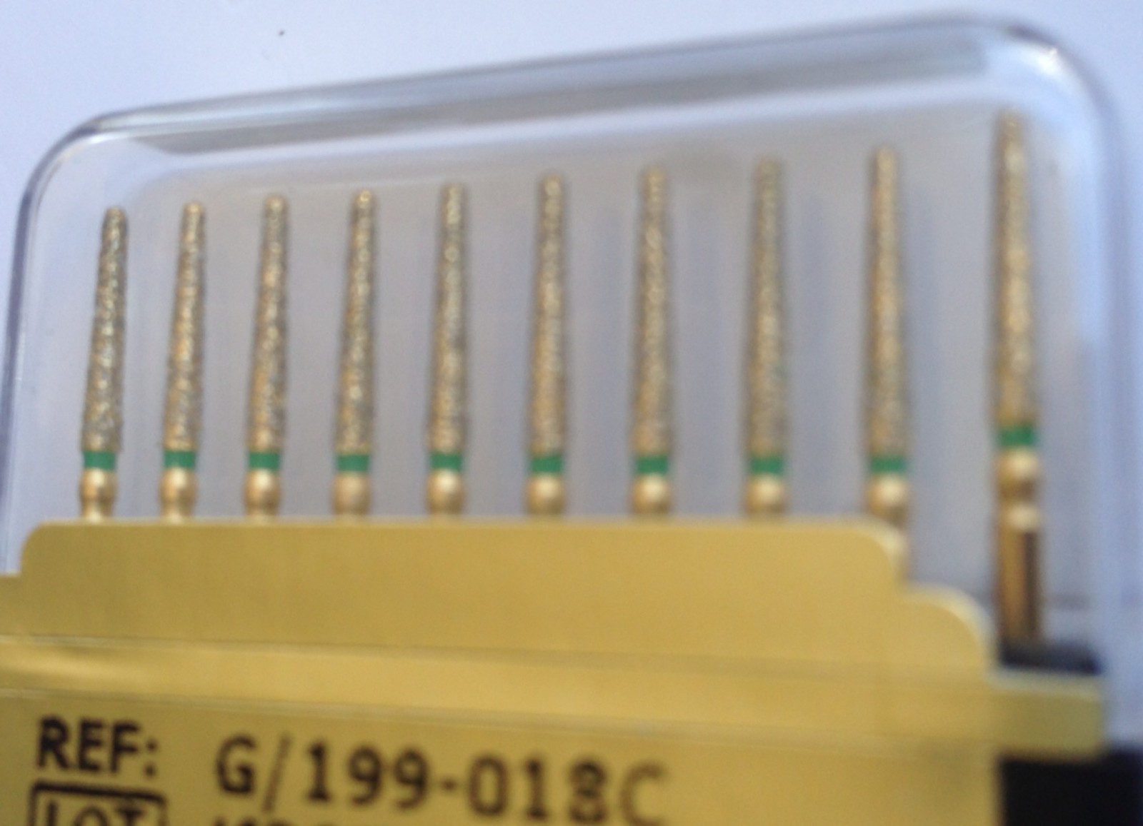 Diamond Burs 50 X G199/850-018c 1.8 mm Diameter 10mm Cutting Length. #G199-018c