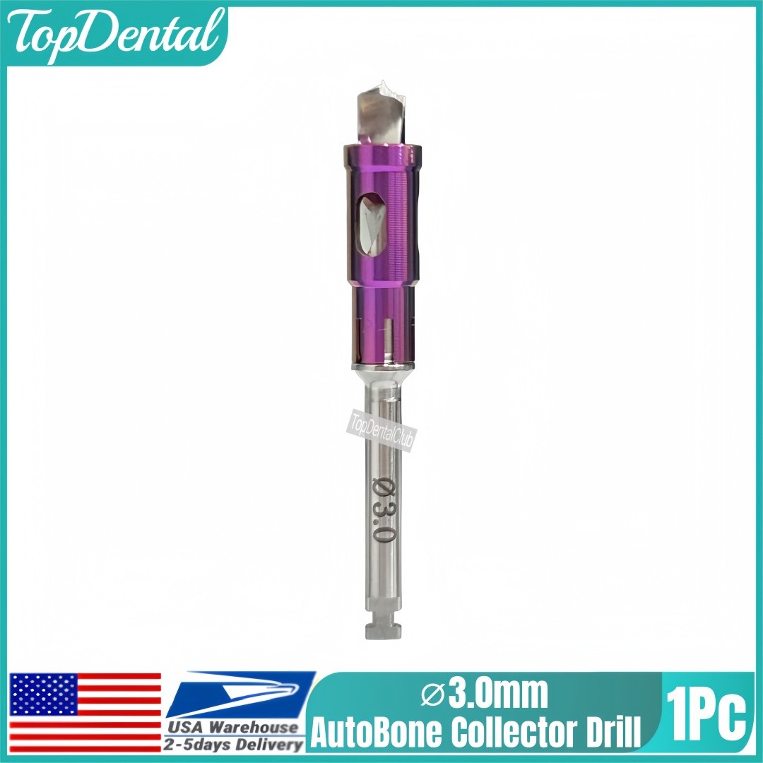 USA Dental NLB AutoBone Collector Drill Stopper Bone Chip Marker Harvest Drills