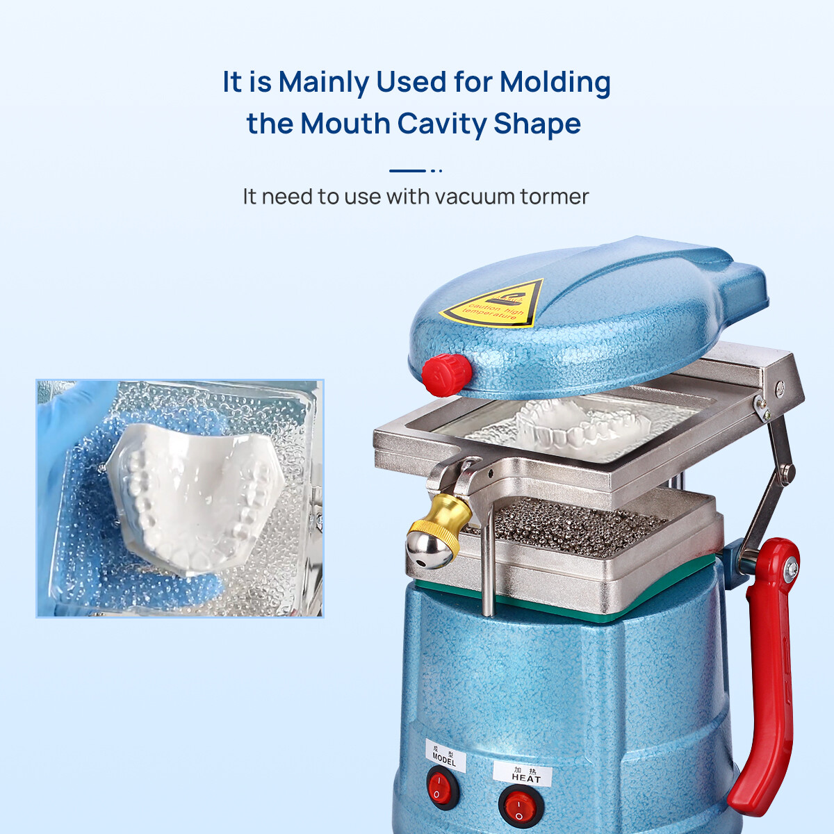 Dental Vacuum Forming Molding Machine Thermoforming Lab Equipment/Vacuum Sheet