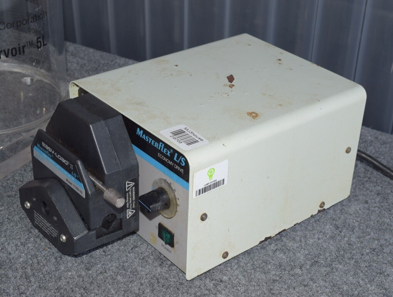 Pall Life Sciences ULTRARESERVOIR TM 5L w/Masterflex L/S Pump #213703-AY6