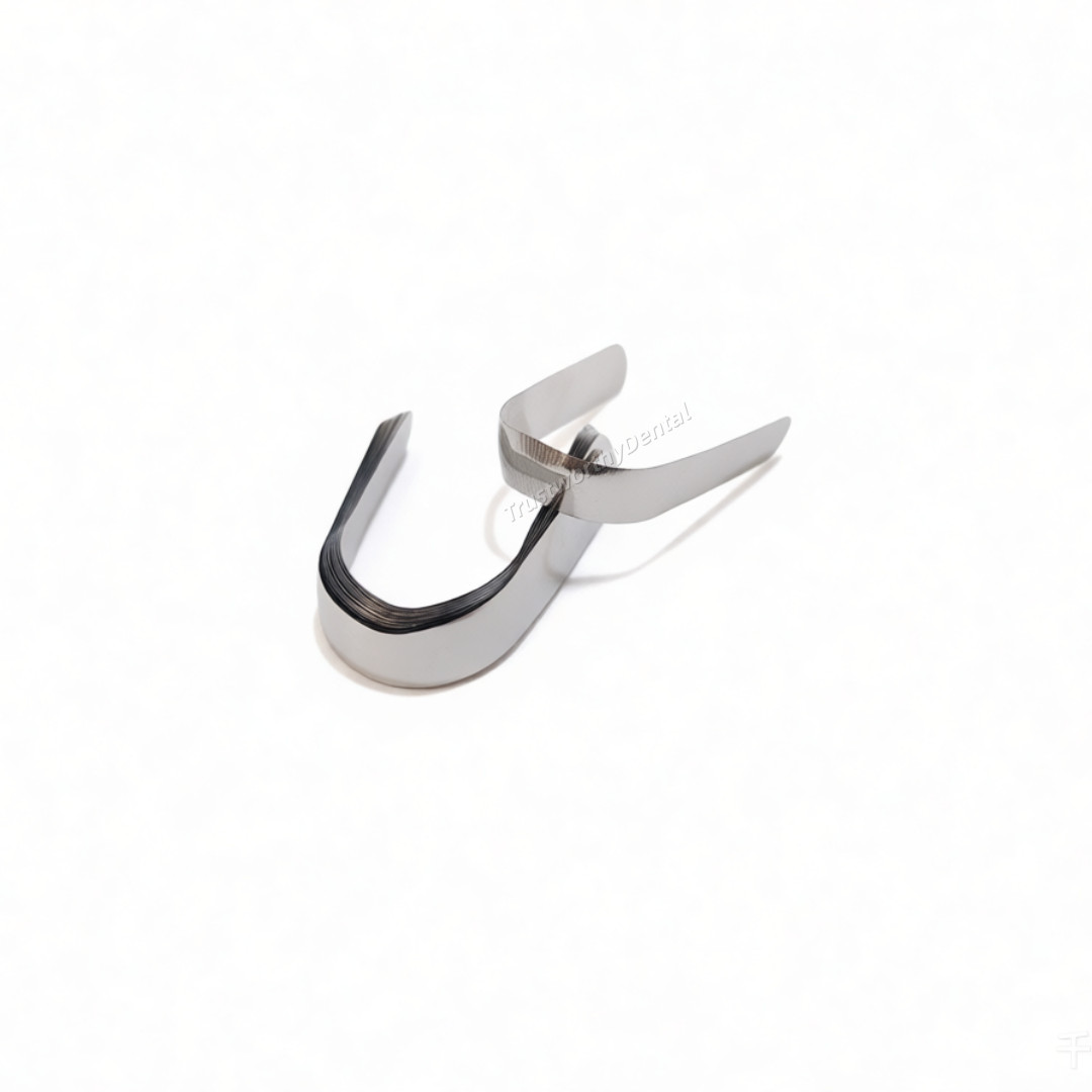 1Box Dental Tofflemire Contoured Matrices Stainless Steel Premolars Matrix Bands
