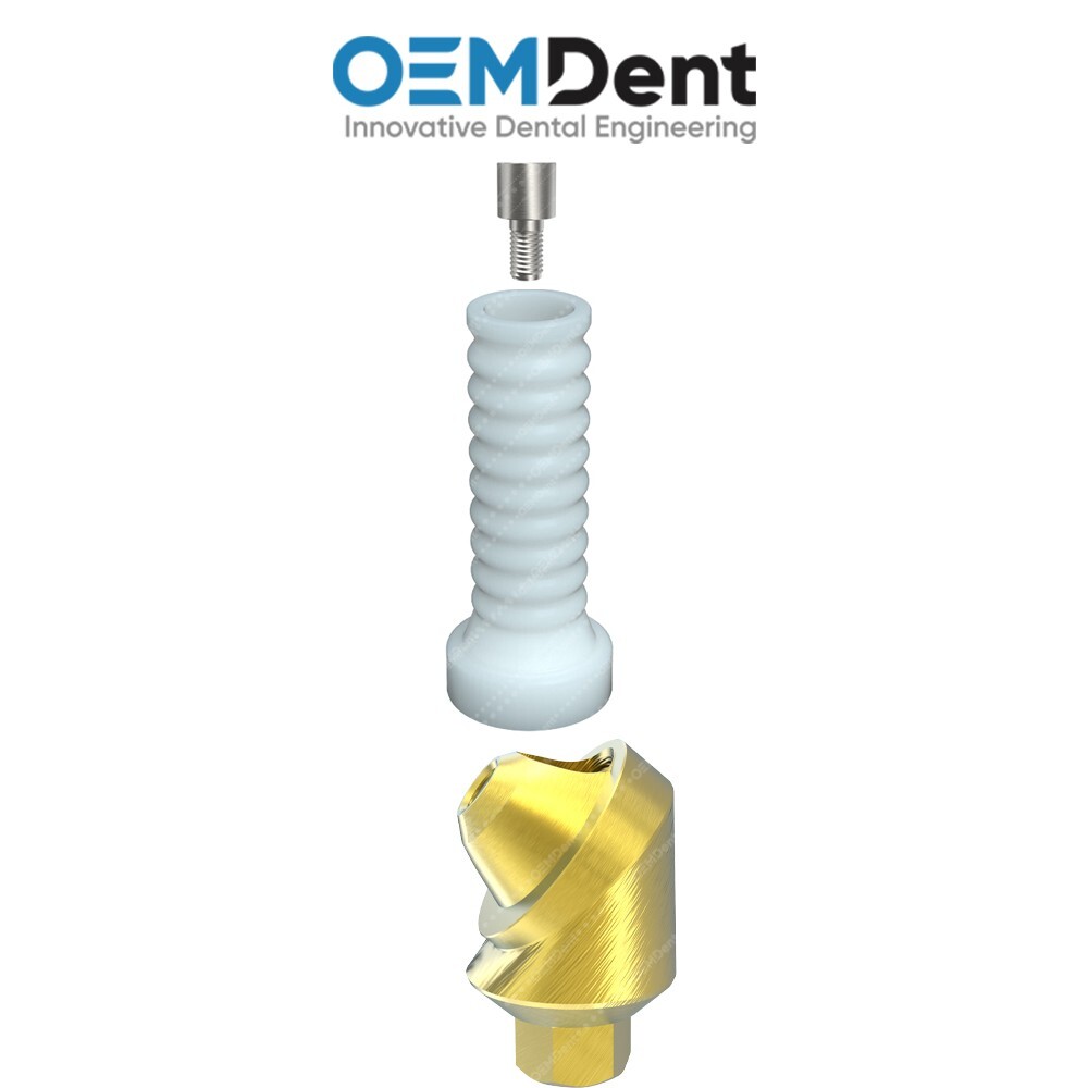 Dental Angulated Multi Unit 1.4 Plastic Sleeve Set 60° Paltop® Compatible