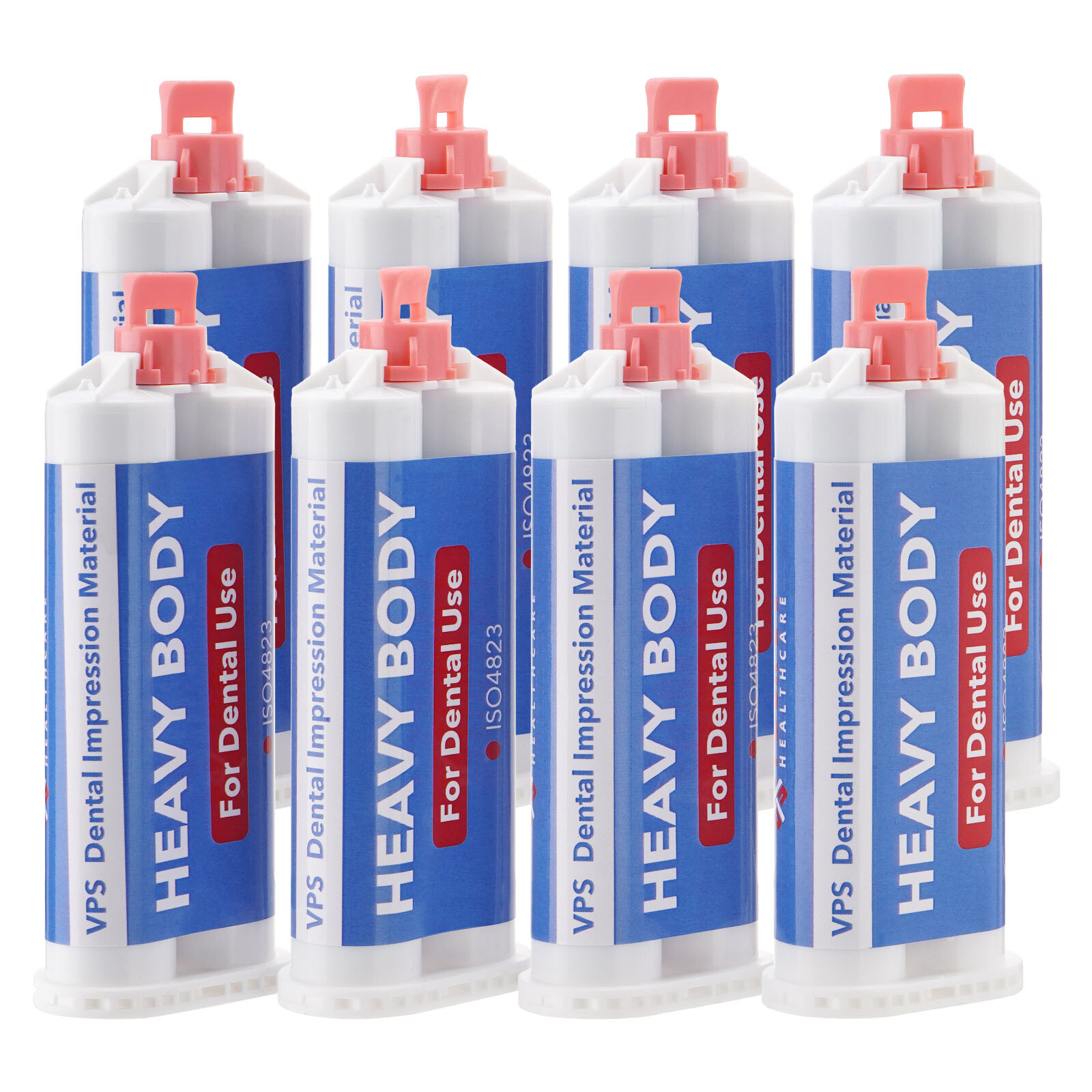 8Pcs Dental Impression Material Heavy Body Fast Rapid Set VPS 50 ml Cartridges