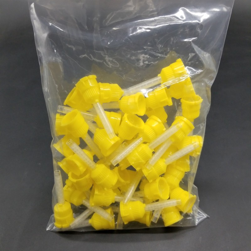 Dental Impression Mixing Tips Impression HP Tips Yellow 5.0mm(1:1) Long Short