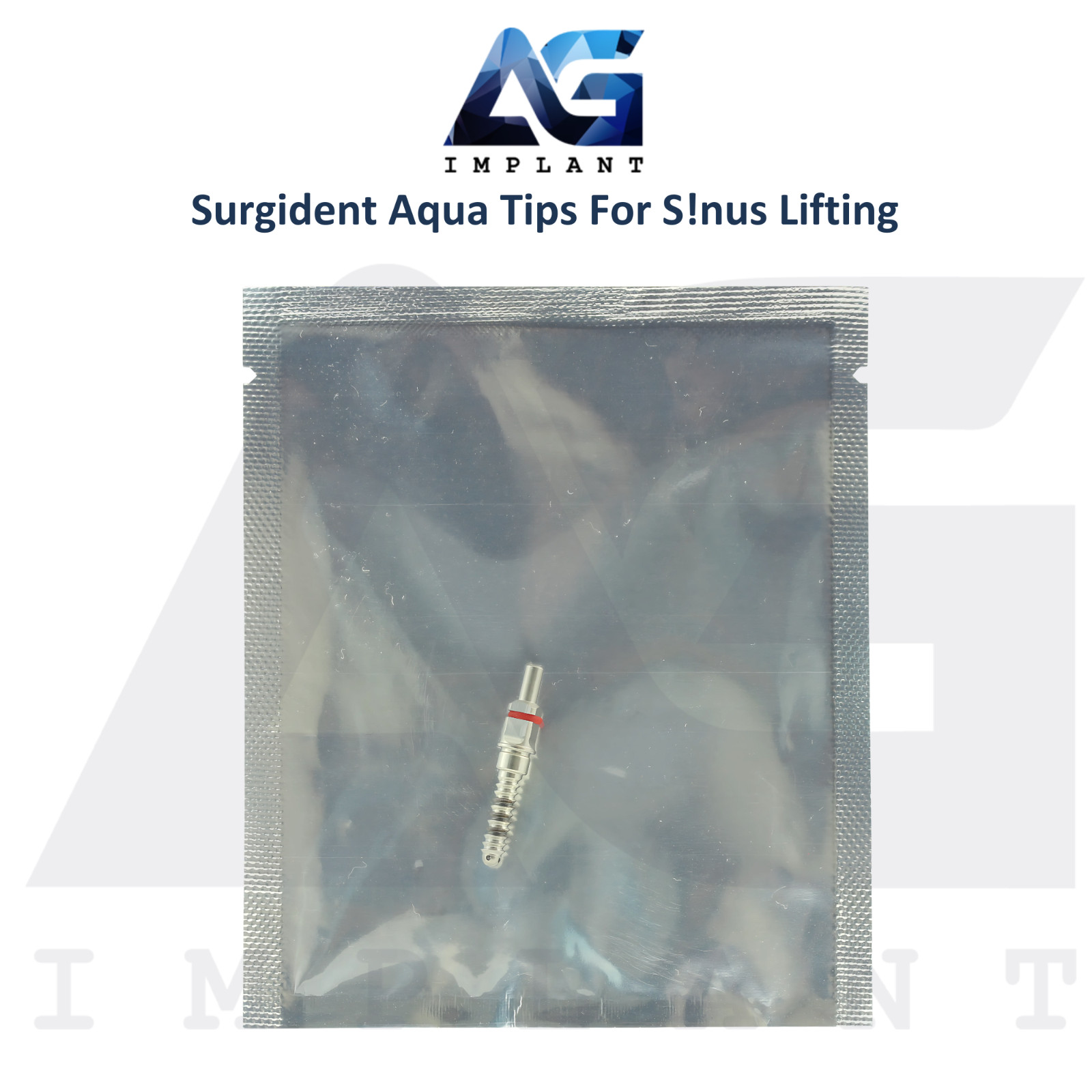 Aqua Tips Crestal S!nus Lifting Reusable Stainless Steel 5 Holes Dental Lab
