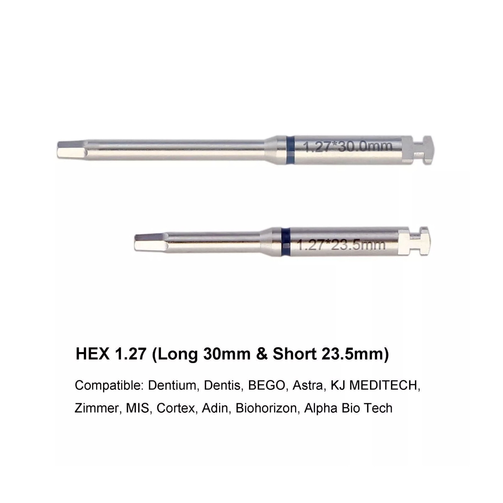 Implant Screwdriver 1.27 Hex Driver Dental Torque Wrench Ratchet MIS Camlog Adin
