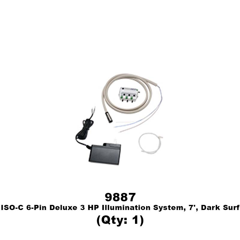 ISO-C 6-Pin Deluxe 3 HP Illumination System, 7’ Dental Accessories