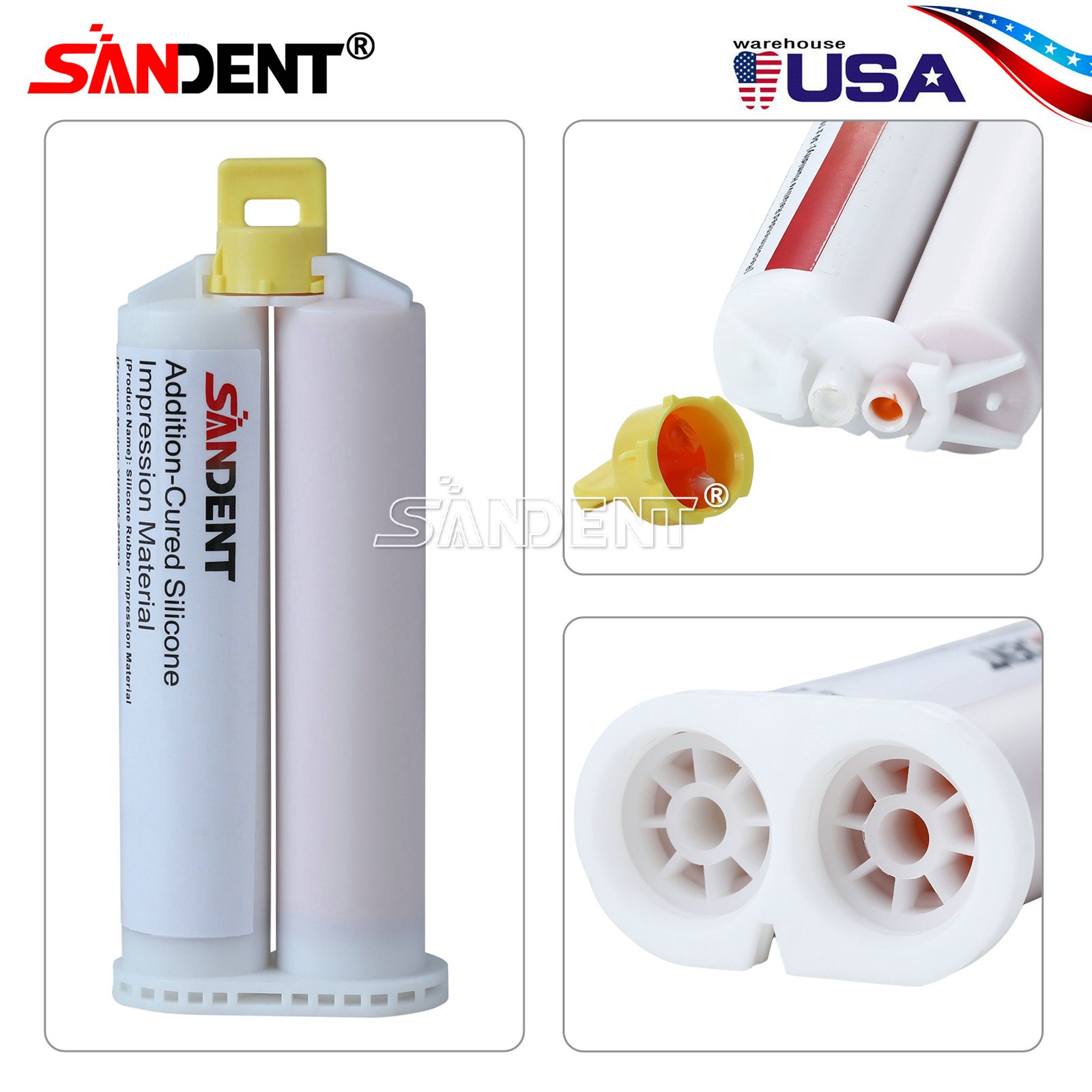 Dental Light Body Fast Rapid Set Dental Impression Material 25ml+25ml VPS PVS