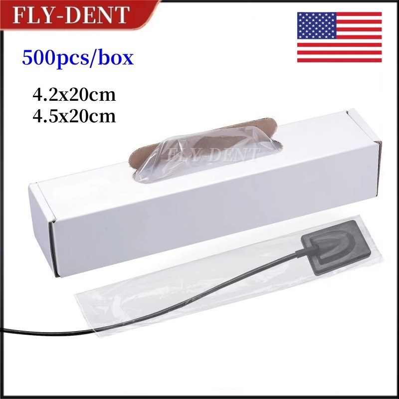 500pcs Disposable Dental Orthodontics X-Ray Sensor Sleeves Cover Protective Film
