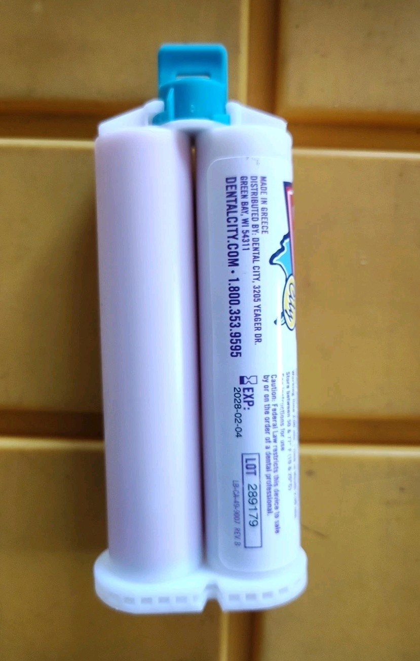 Dental City Impression Material Box Of (4) 50 ML Cartridges EXP 28/02/04