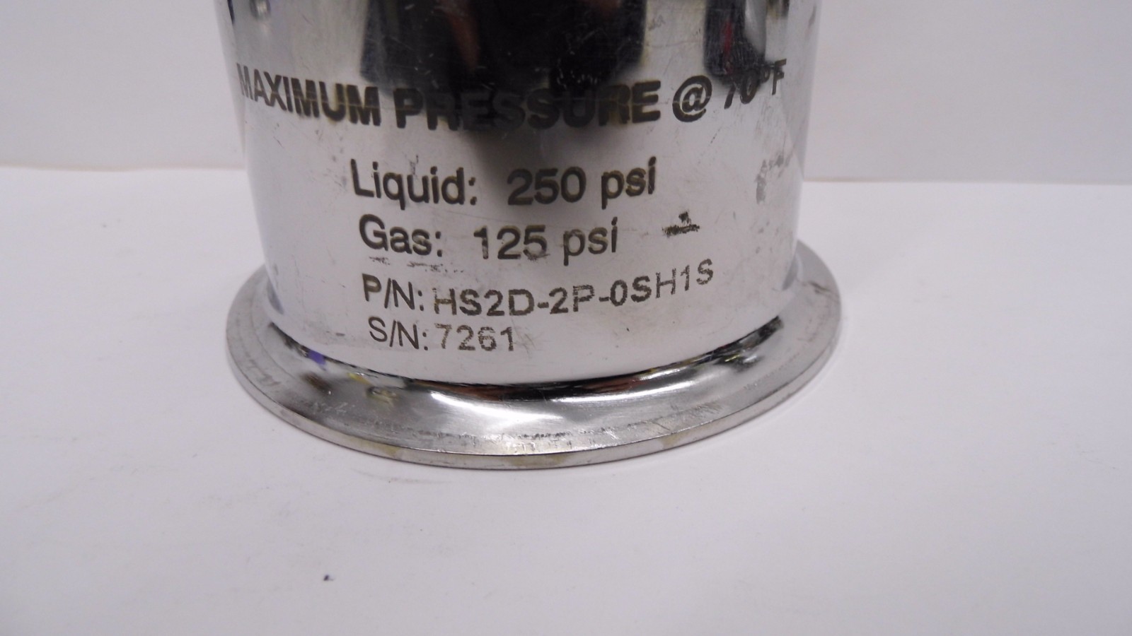 MEISSNER HS2D-2P-OSH1S 3″ O.D. FILTER HOUSING WITH BLEED VALVE